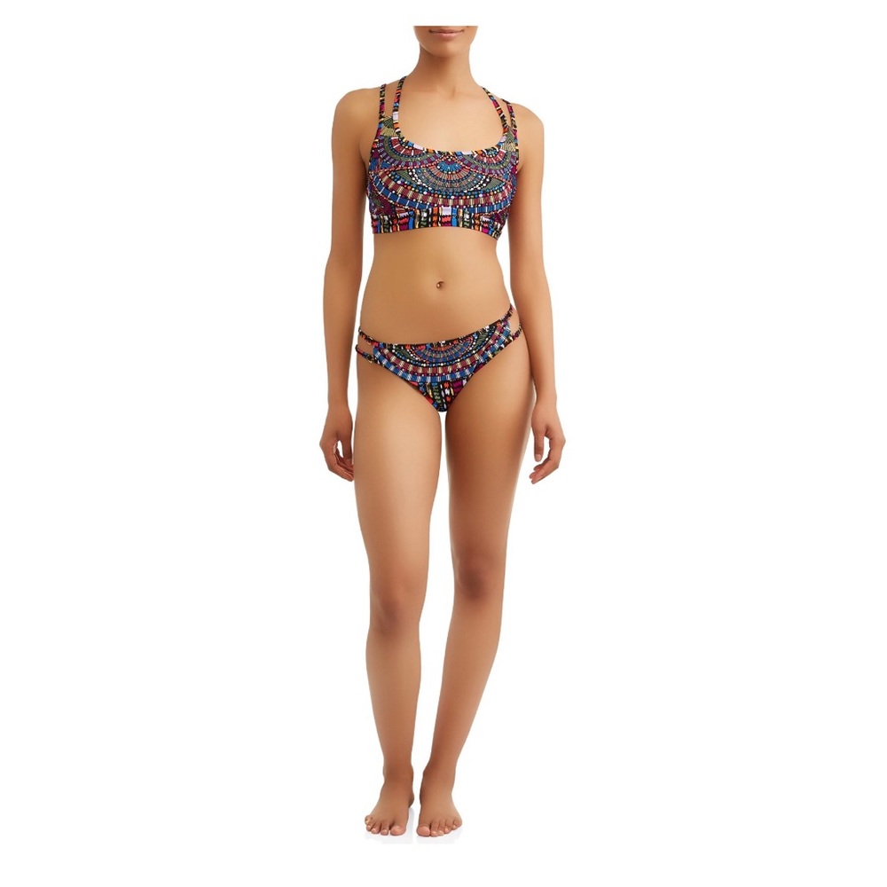 Time and tru Mozambique bralette swim top - Picture 2 of 4